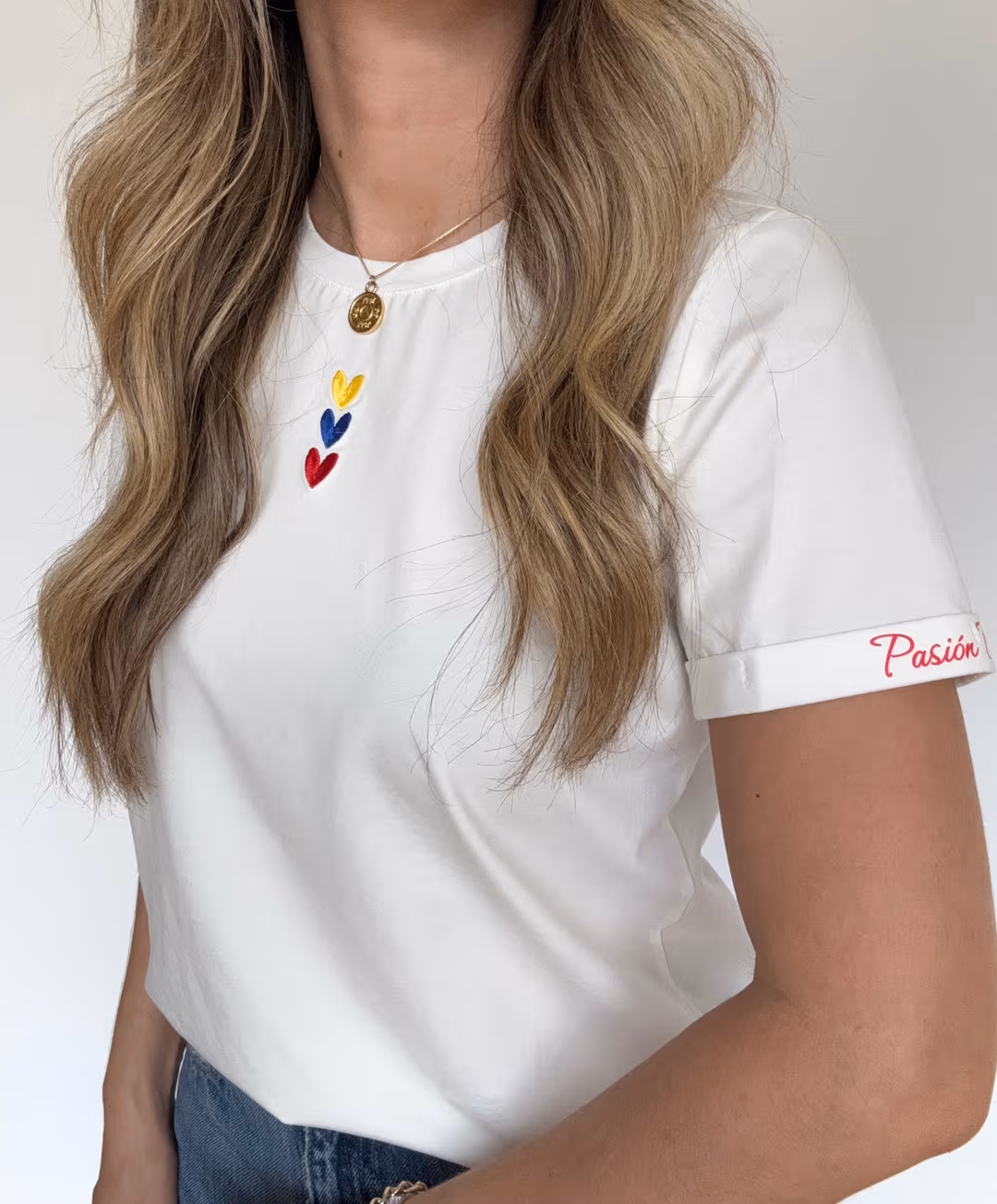 3 corazones bordado colombia