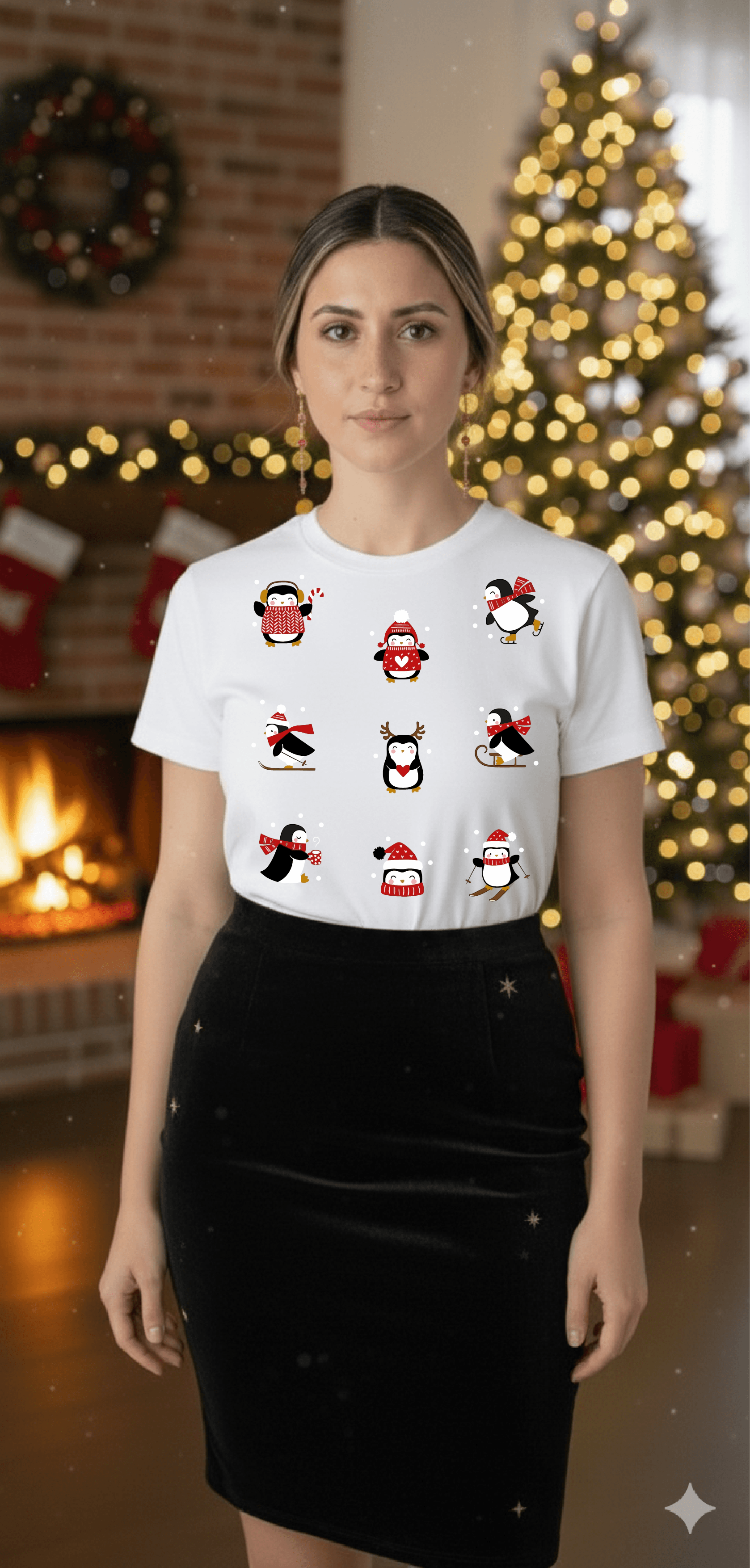 Pinguinos Navideños